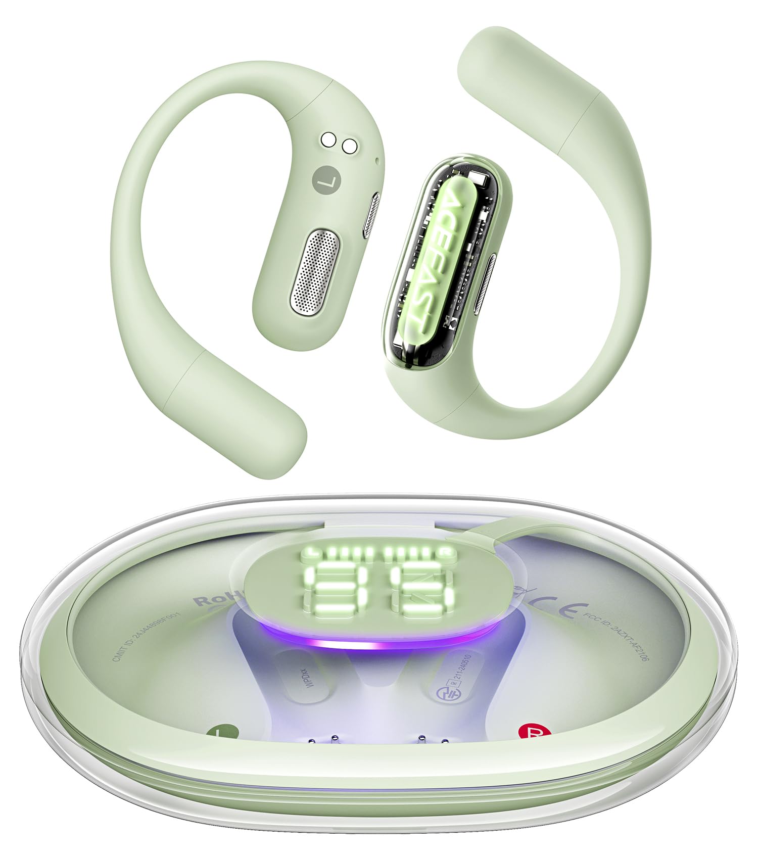 ACEFAST ACEFIT Pro ワイヤレスイヤホン オープンイヤー型 新品 Amazon.com: ACEFAST AceFit Pro Open-Ear Headphones, Night