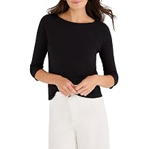NIC+ZOE 3/4 Sleeve Ballet Boat Tee