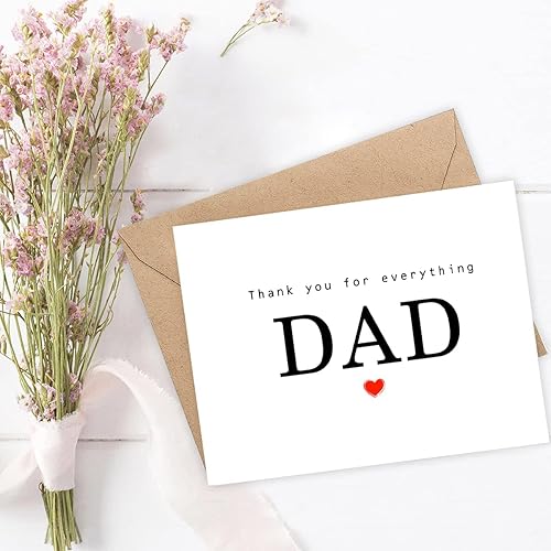 Miniatura 2 de Yanashop88 Tarjeta de agradecimiento para papá - Tarjeta de agradecimiento - Tarjeta de papá - Tarjeta del día del padre - Tarjeta para él - Tarjeta