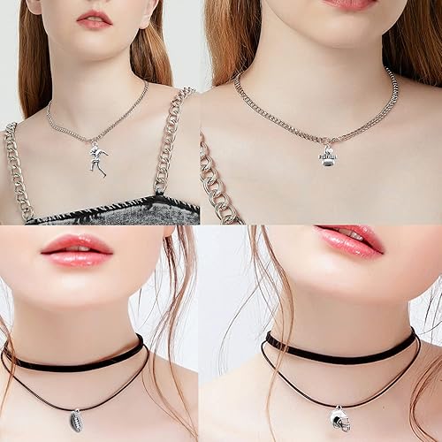 Miniatura 4 de Honbay 80 dijes deportivos de bola de aleación, dije de fútbol, jugador de rugby, colección de dijes para casco, para manualidades, aretes,