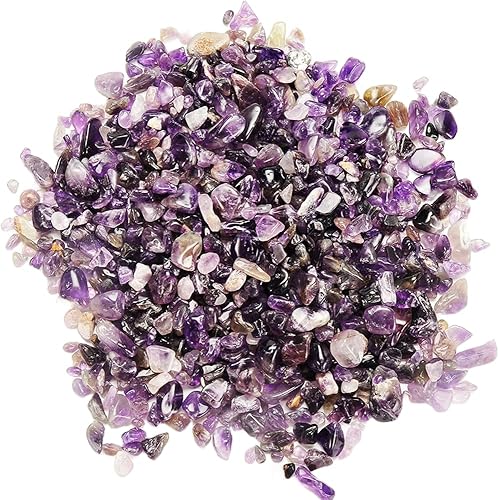 Miniatura 1 de Chips de piedra de cristal caído de 1 libra  Forma irregular triturada  Piedras de cristal decorativas para el hogar y el jardín para jarrón de