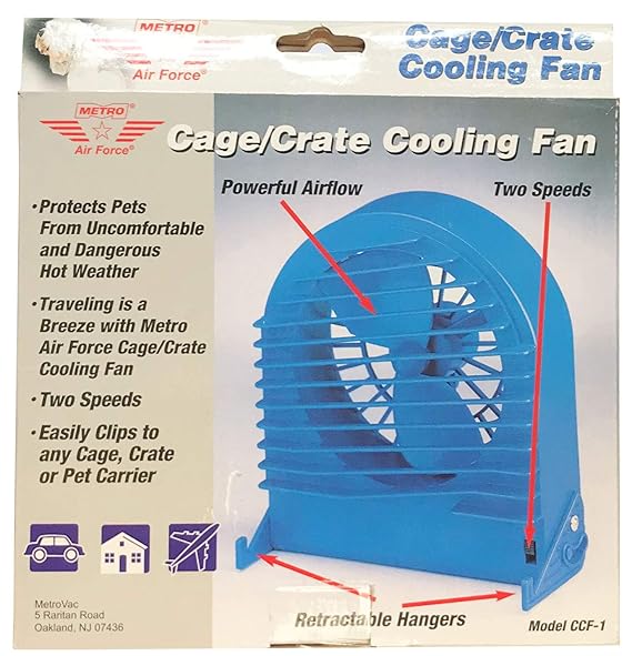rabbit cage fan