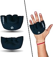 YOOGI Half-Finger Cricket Fielding Gloves - Lightweight Neoprene Padding, Adult Training Gloves for Secure Grip & Protection