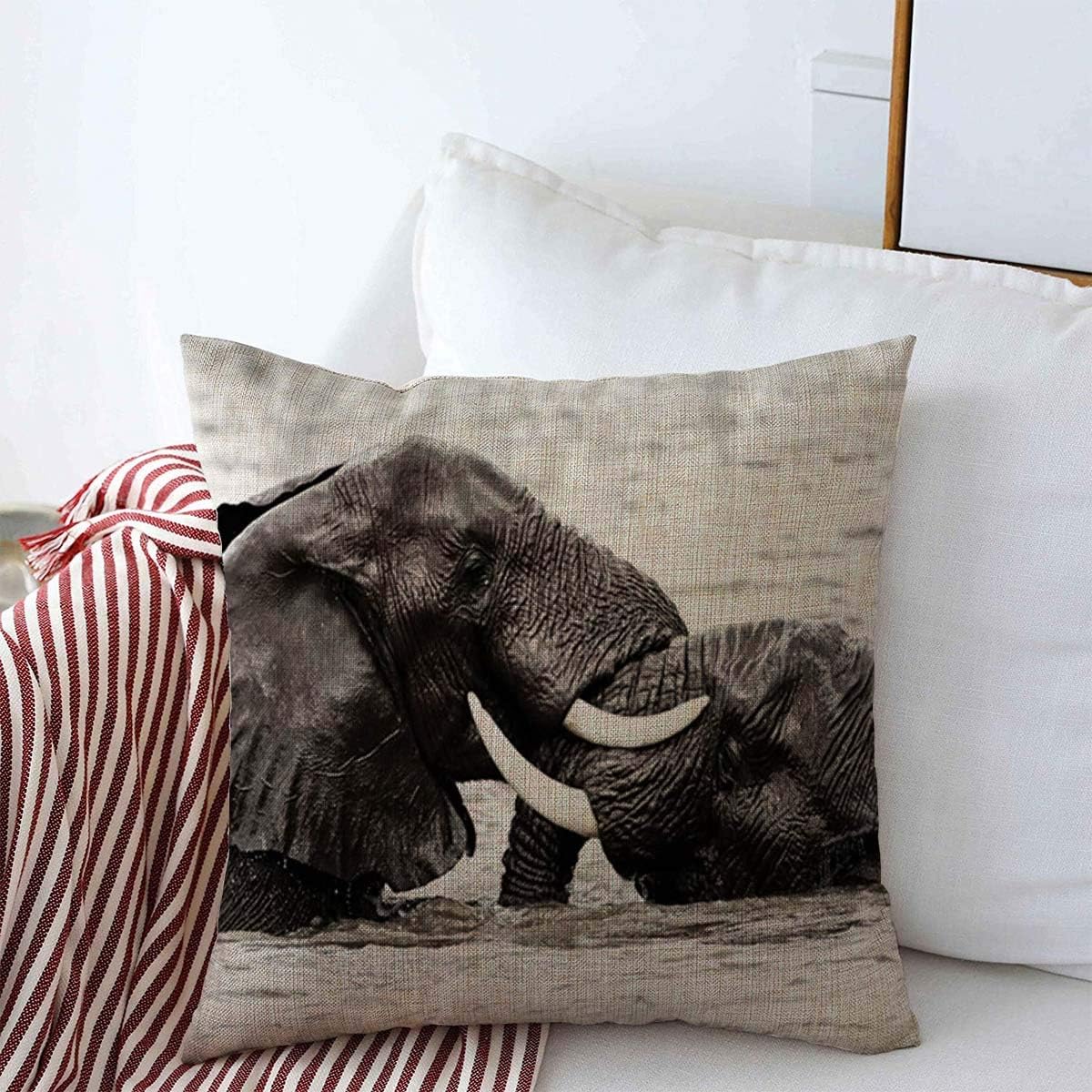 Starodec Throw Pillows Covers Cushion Case Africana Couple