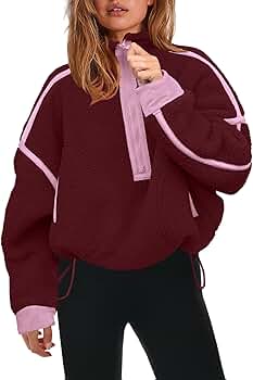 Panadila Womens Half Zip Sherpa … Curated On LTK - View #5