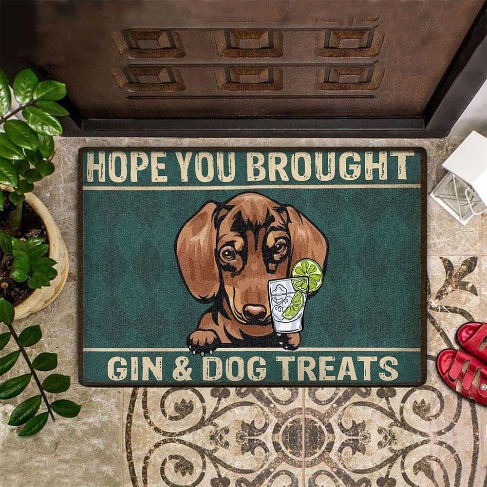 NA Felpudo Entrada casa Felpudo de Perro Salchicha Decoracion Hogar Regalos