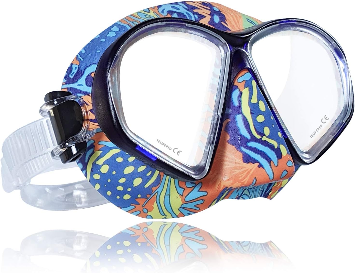 Tilos Spawn Camouflage Spearfishing Freediving Mask