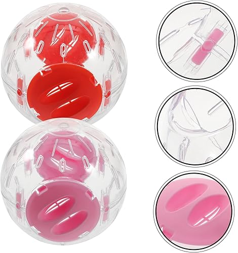 Miniatura 6 de Ipetboom Pelota deportiva de hámster pequeño, juguetes de chinchilla, juguetes de erizo, entrenamiento de ejercicio, pelota de ratones, juguete de
