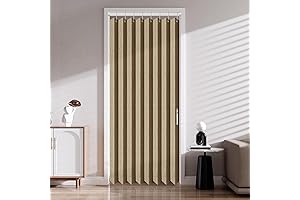 Magnetic Door Curtain Pleated Closet Doors