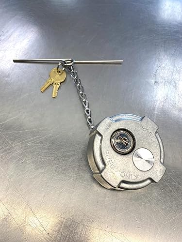 Miniatura 2 de Freightliner M2 Tapa de gasolina diesel con bloqueo de aluminio (572.1027)