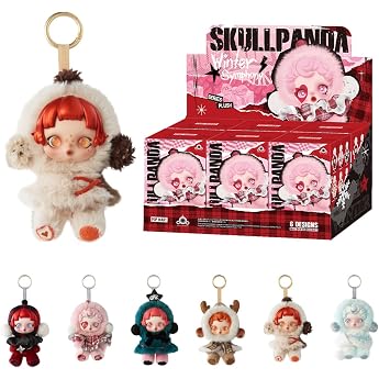 POP MART SKULLPANDA Winter Symphony Series Plush Anime Action Figures Collectible Figures Collectible Art Toy Toy Figures Gif