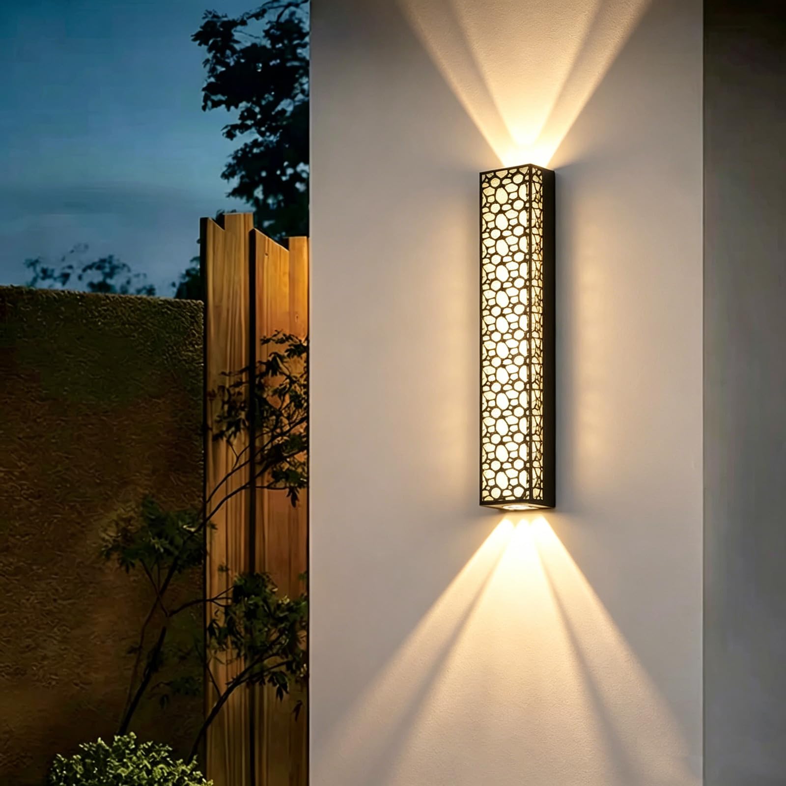 SDUYTDG ﻿Outdoor LED Wall Lights,3000K Waterproof Exterior Lighting Fixtures Aluminum Body Waterproof IP65 Led Porch Light for House Patio Garage Garden