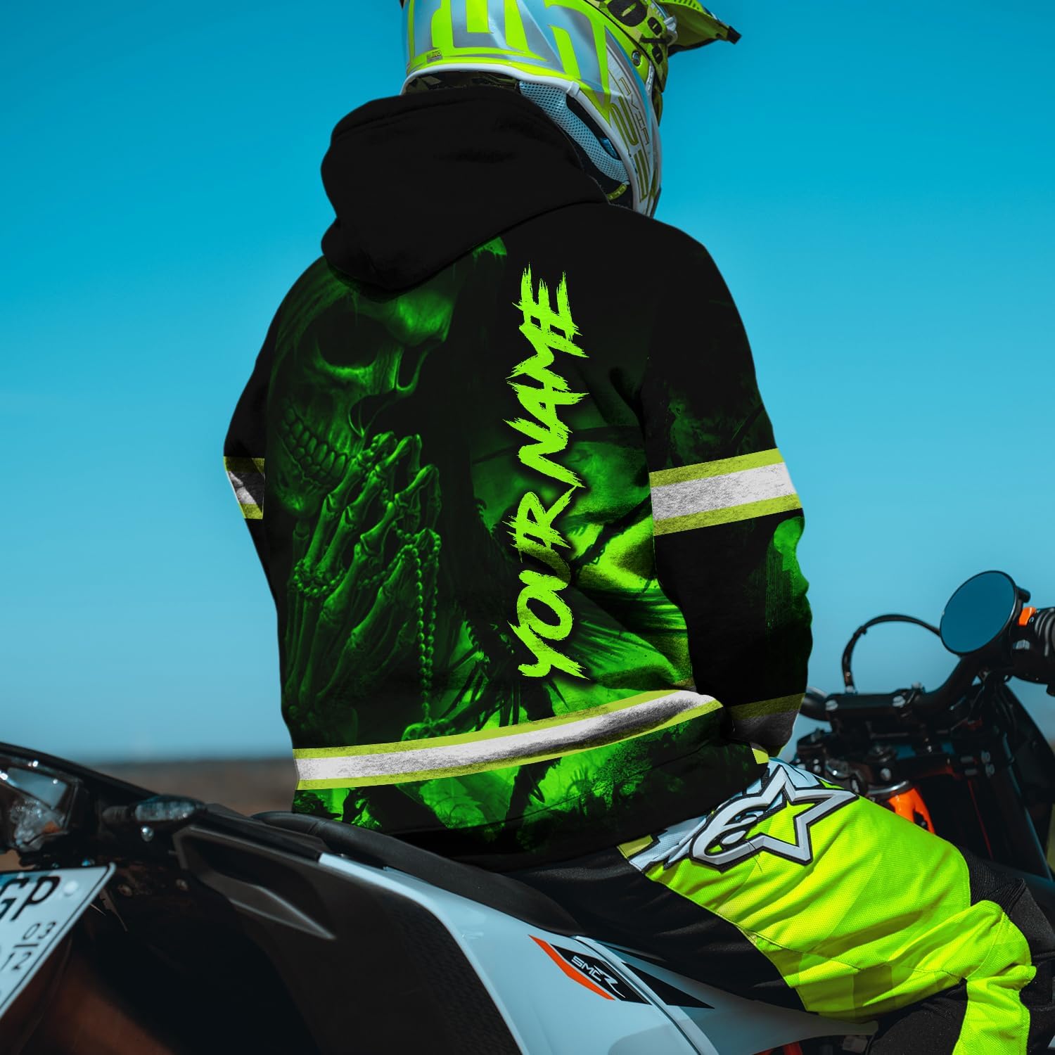 Maddly High Visibility US Flag Collection Safety Workwear Custom Name for Workers, Runners, Truckers, Patriotic