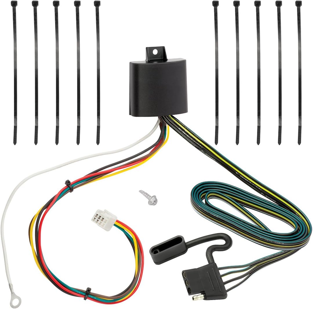 Tekonsha 118278 Tow Harness, 4-Way Flat, w/Circuit Protected ModuLite® HD Module, Compatable with 2016-2023 Mazda CX-9