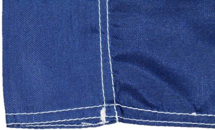 2x3 Embroidered Sewn State of Texas Pole Sleeve 210D Solarmax Nylon Flag 2'x3'