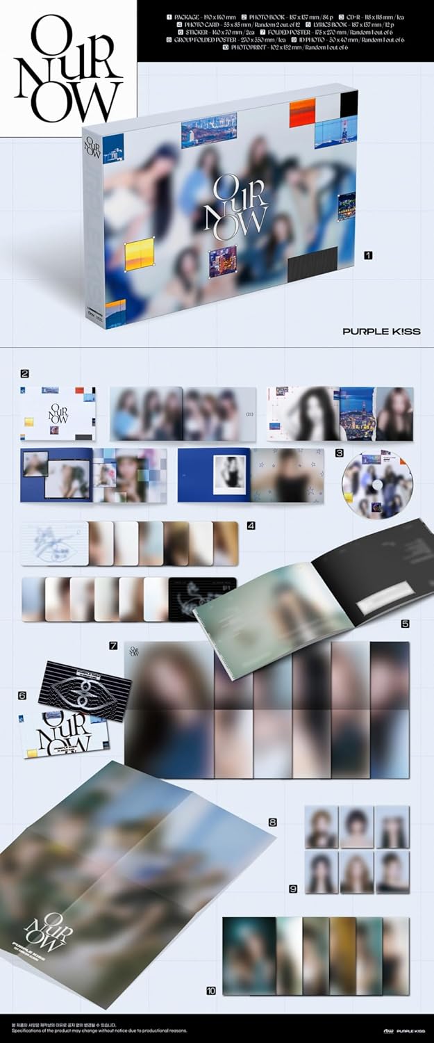 PURPLE KISS - 1st English Album [Our Now]