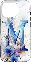 Vista 20 de Funda floral para iPhone 16 Morning Glory September Birth Flower Initial Letter M