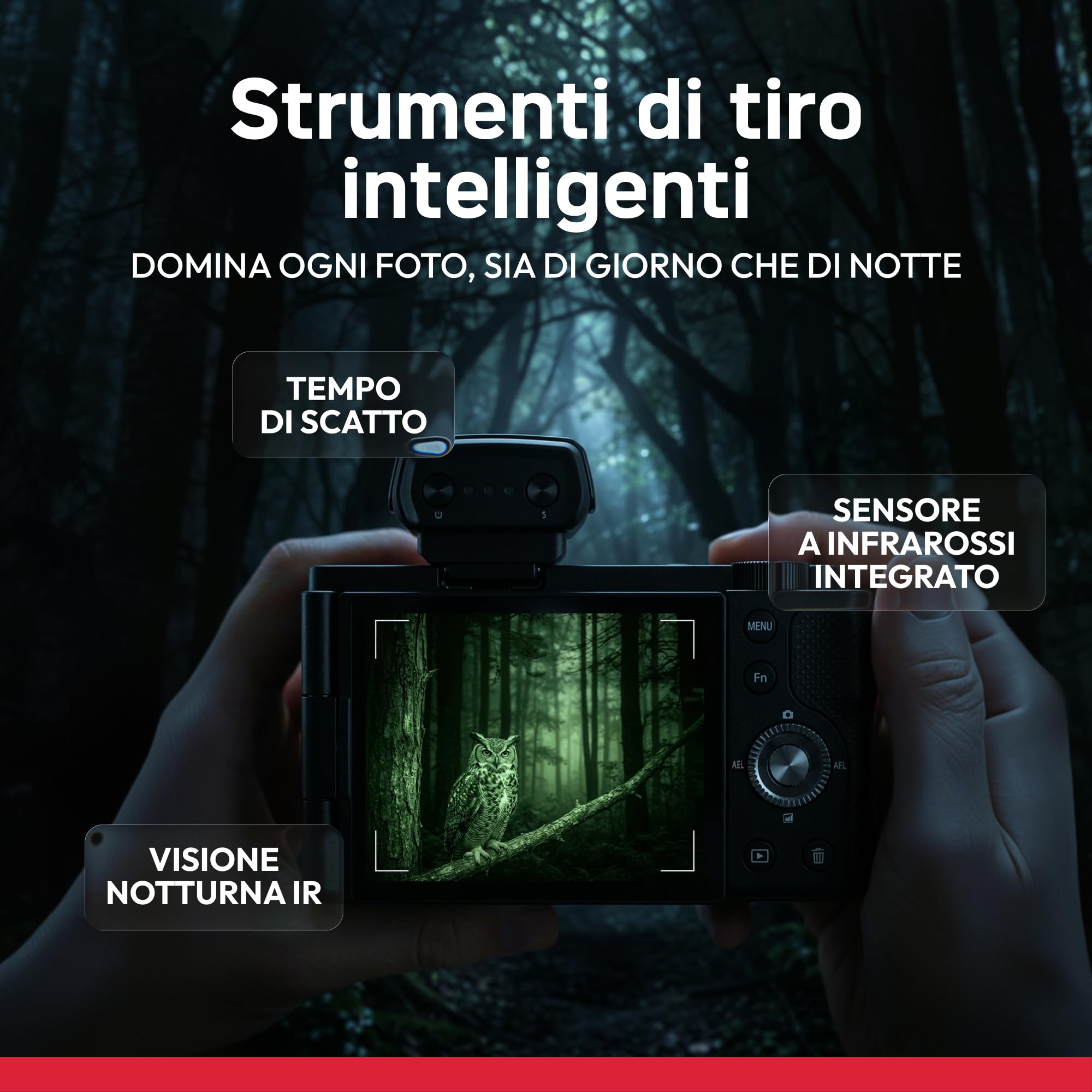 AgfaPhoto - Fotocamera Compatta - Realishot C130 - Video 4K - Zoom Ottico 10X - Schermo Orientabile 2,8" - Wi-Fi & Stabilizzazione - Ideale per Vlogging & Fotografia Creativa