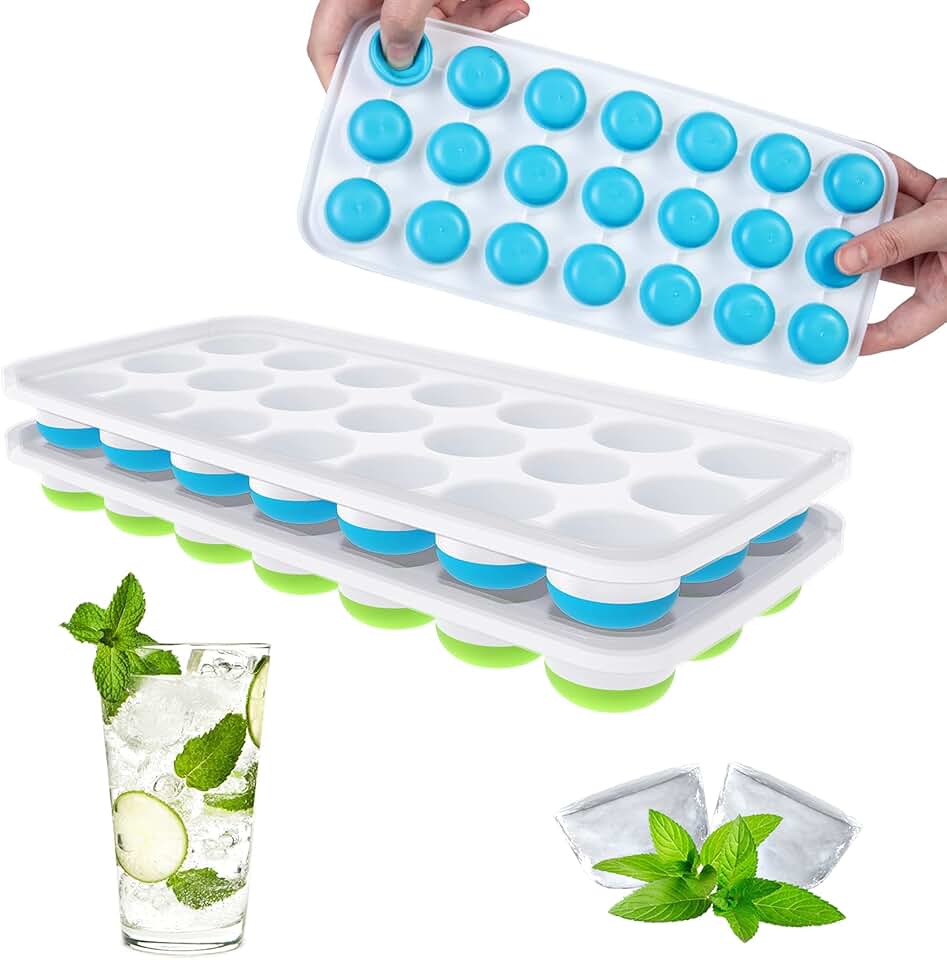 small round ice cube mold