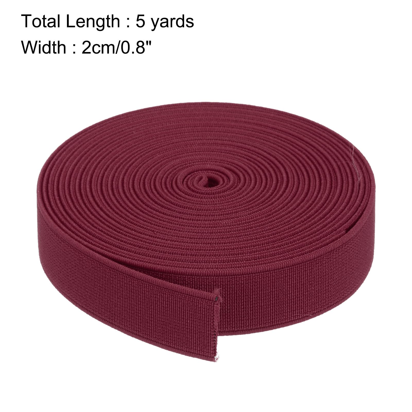 QUARKZMAN Élastiques Pour La Couture 4cm 5 Yards/15 Pieds Rouge Bobine D'Élastique Tricoté à Haute Élasticité Pour Perruques, Ceintures, Pantalons QUARKZMAN Élastiques Pour La Couture 4cm 5 Yards/15 Pieds Rouge Bobine D'Élastique Tricoté à Haute Élasticité Pour Perruques, Ceintures, Pantalons