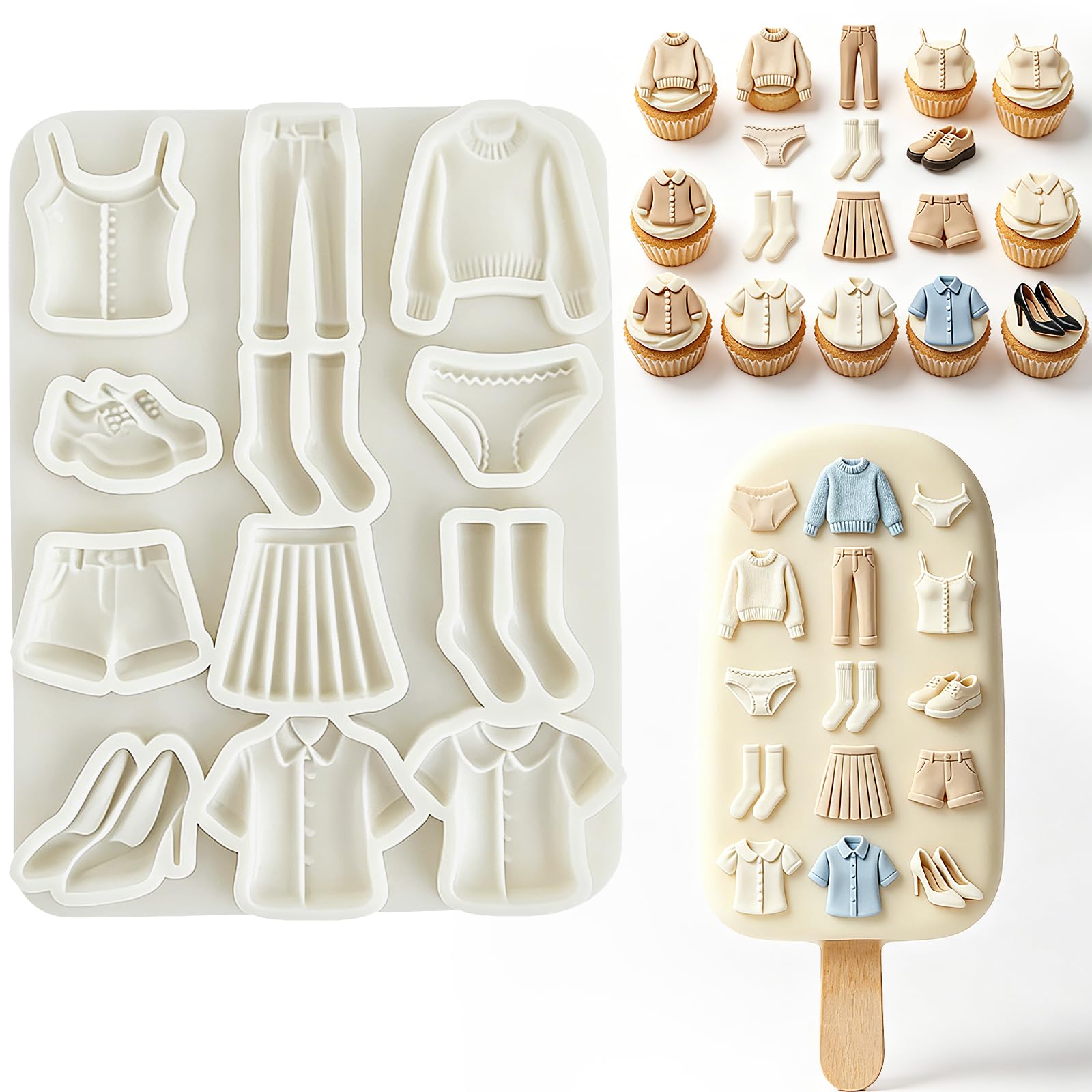 Moule en silicone pour fondant 157 pour pâtisserie et décoration de gâteau