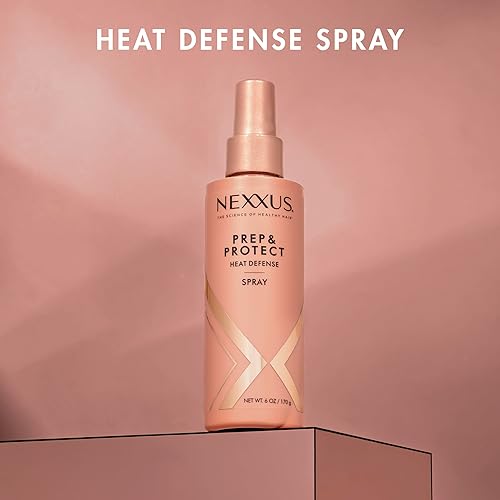Vista 5 de Nexxus Heat Defense Spray Prep & Protect para protección térmica de 450 grados, con tecnología StyleProtect de 6 onzas