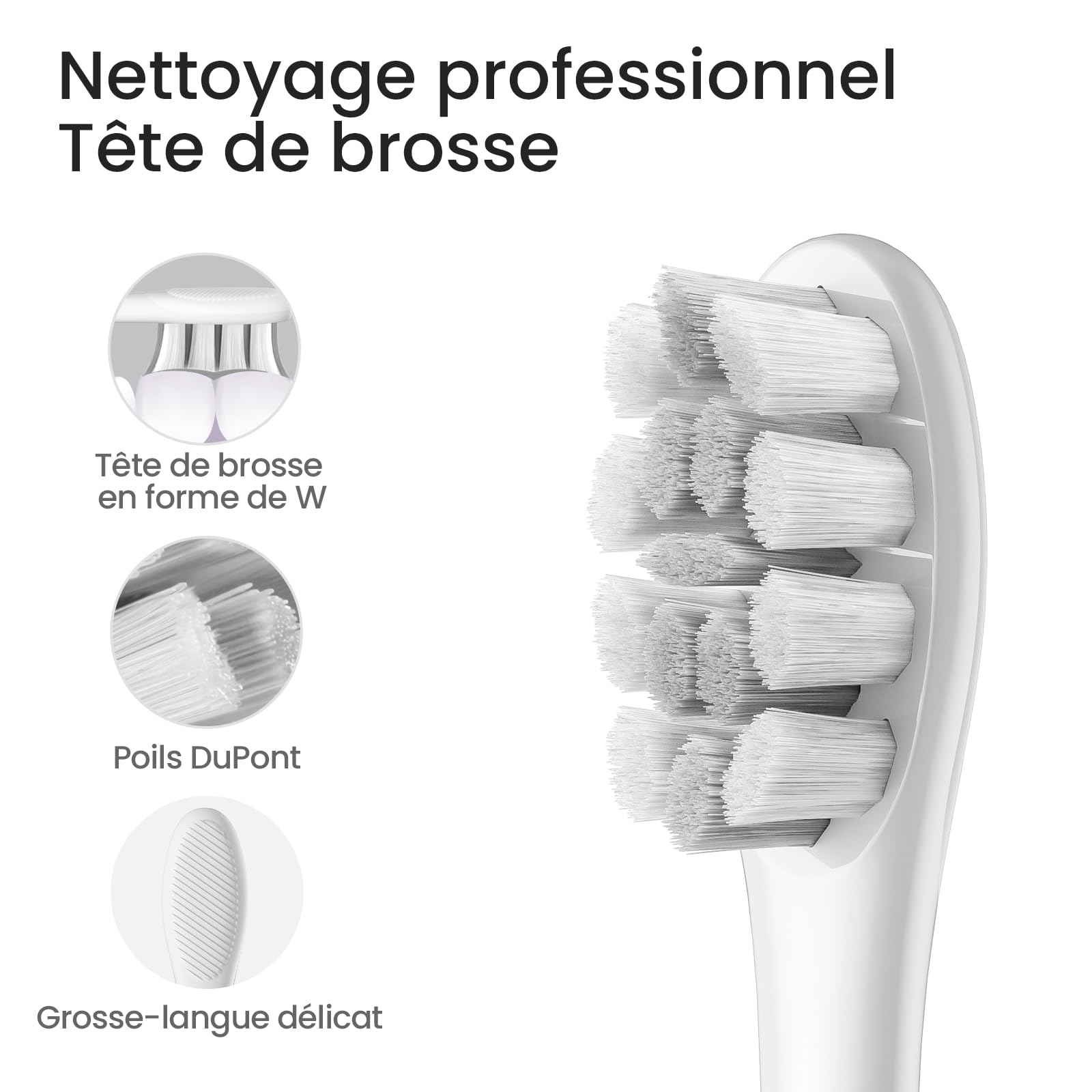 Oclean X Lite Brosse à Dents Électrique, 5 Modes et Autonomie de 40 Jours, Brosse à Dents Électrique Sonique, Ideal pour Voyage, IPX7, SmarTimer, EasyStart, Gris