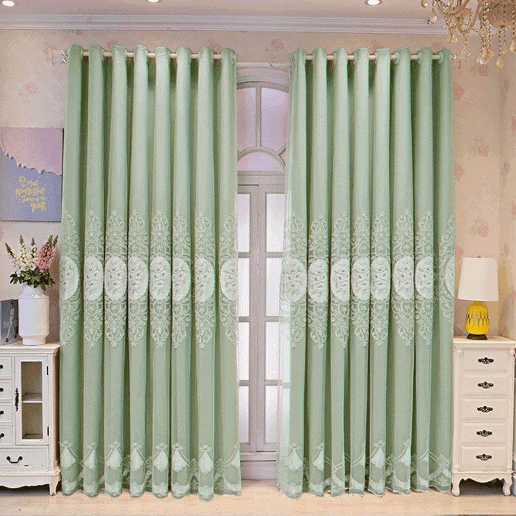 Rideaux occultants bleus à œillets thermo-isolants pour chambre d'enfant