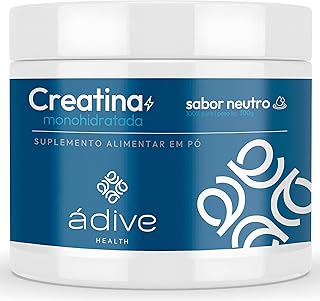 Creatina Monohidratada Pura 300g – Suplemento em Pó Sem Sabor | Ádive Health