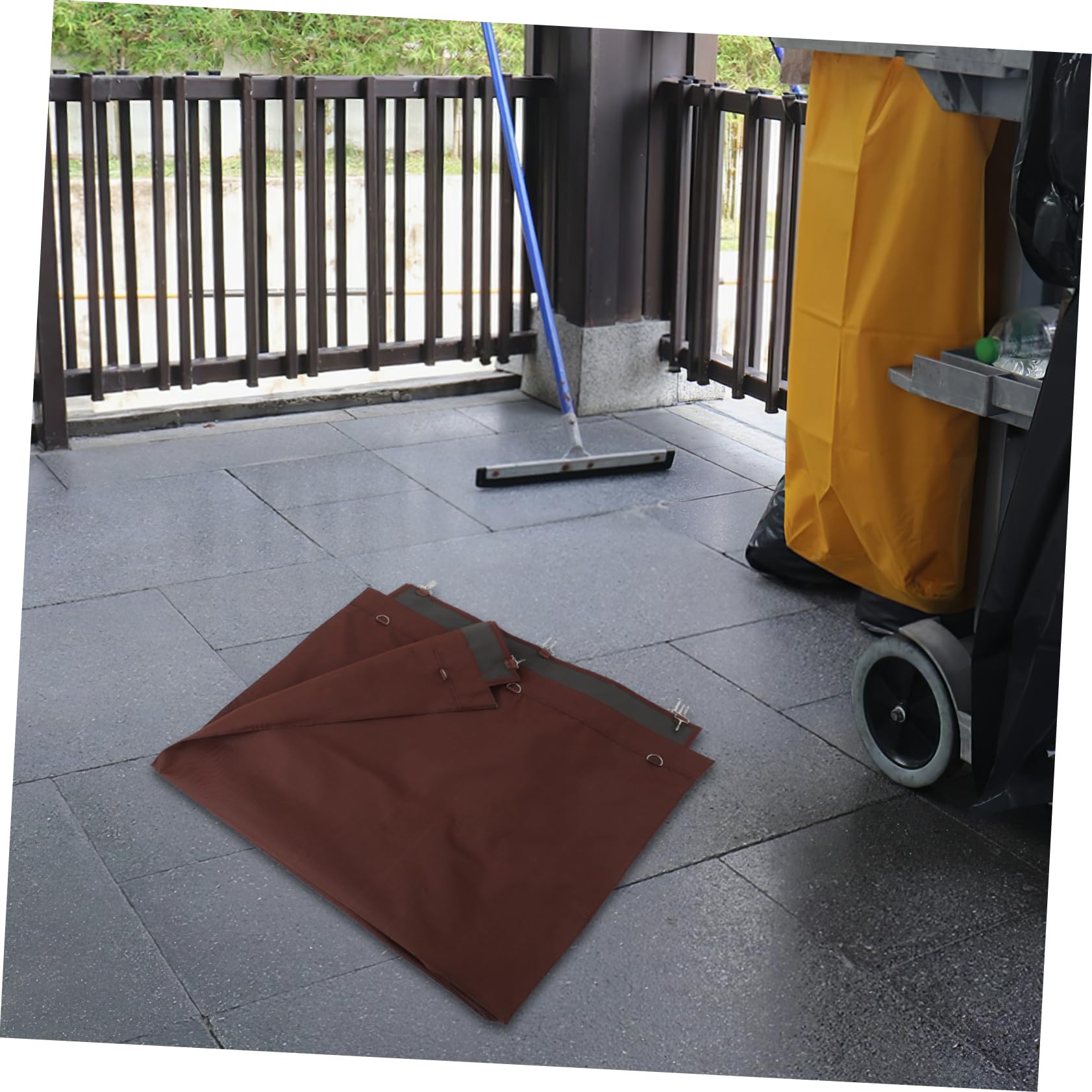 Ciieeo Bolsa para Carrito de Lavandería de Tela Oxford, Extraíble Gran Capacidad, Revestimiento Práctico para Carros de Limpieza y Almacenamiento