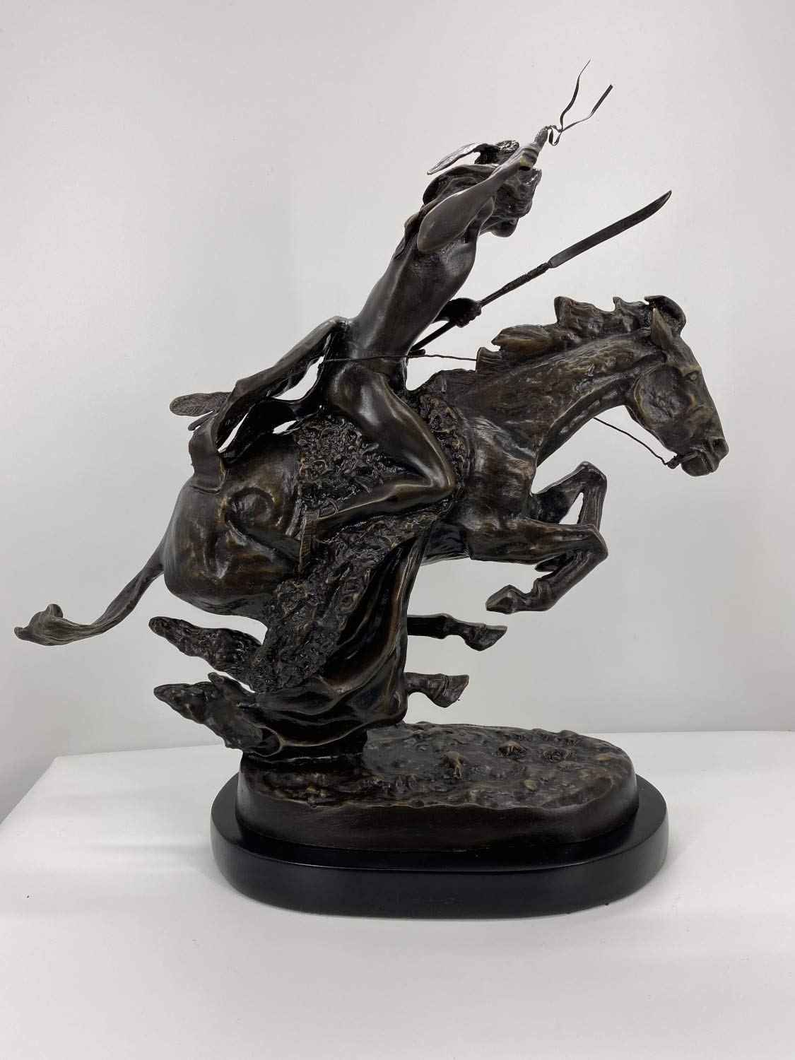 Amazon.com: Frederic Remington Solid American Bronze Statue