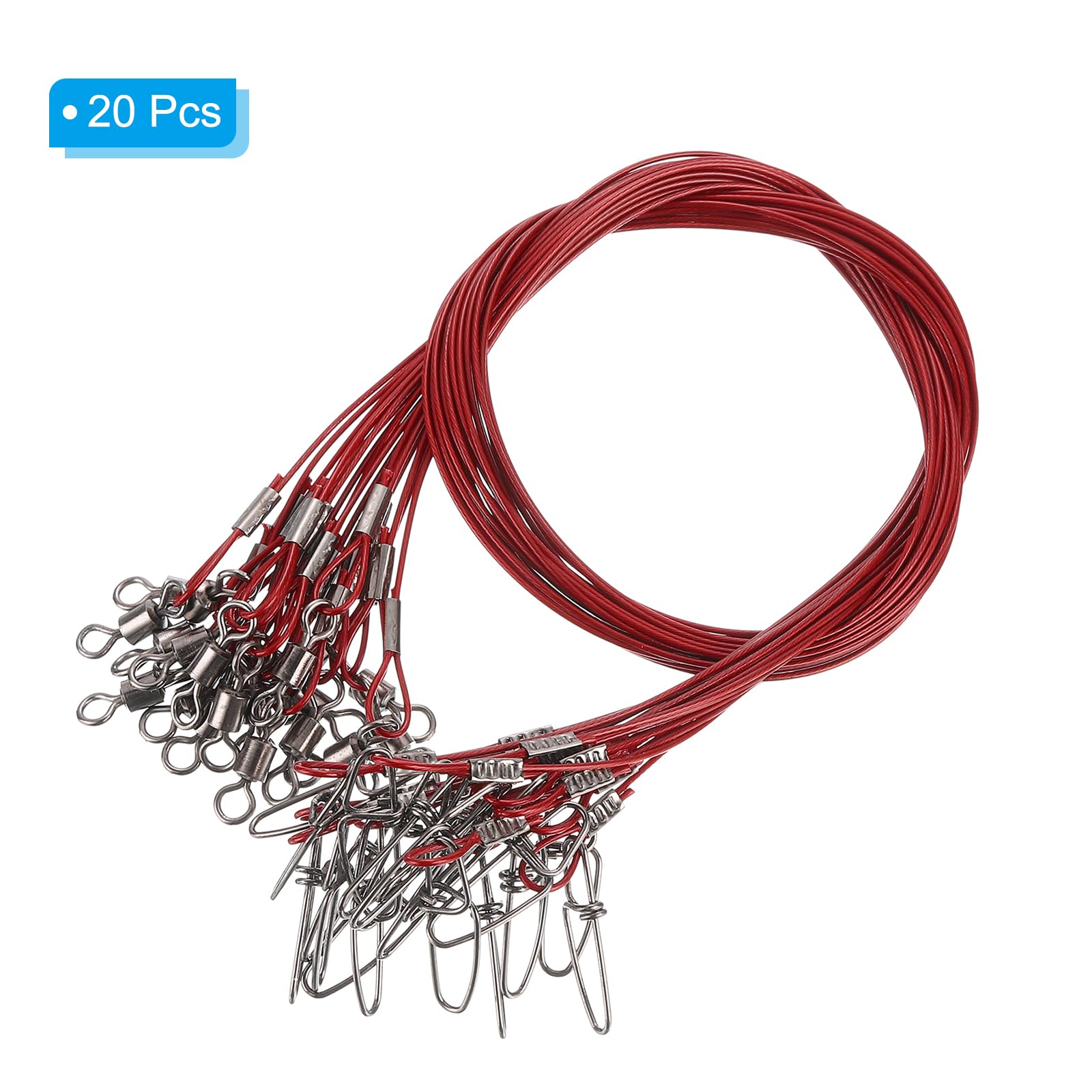 PATIKIL Fishing Wire Leaders 20" - Image 3