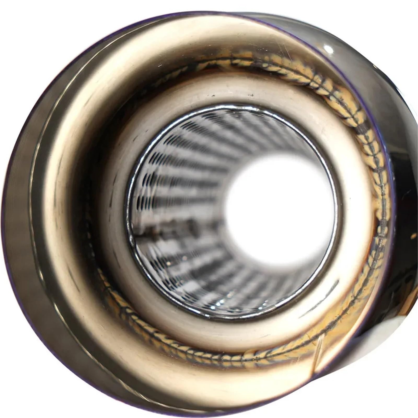 Auto Tłumik wydechowy Uniwersalny 2" wlot 3" wylot rura wydechowa tłumik ze stali nierdzewnej motocykl części samochodowe tłumik rura wydechowa części samochodowe Rura wydechowa samochodu