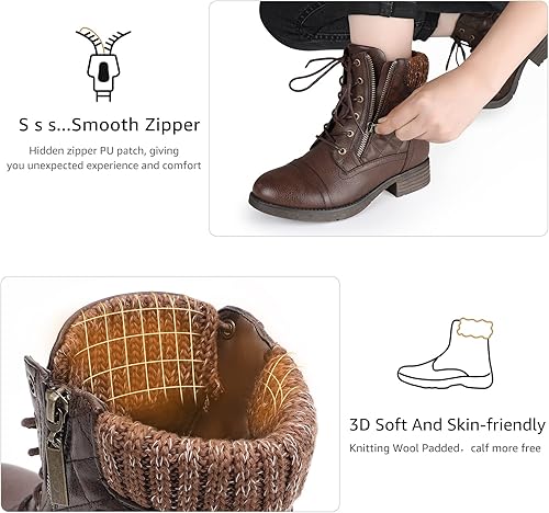 Miniatura 4 de STQ - Botas de combate para mujer