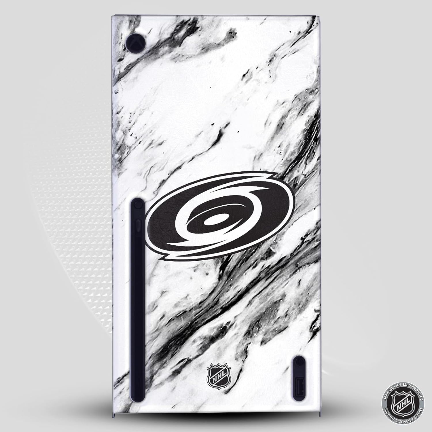 Head Case Designs Officially Licensed NHL Marble Carolina Hurricanes Game Console Wrap Case Cover Compatible With Xbox Series X