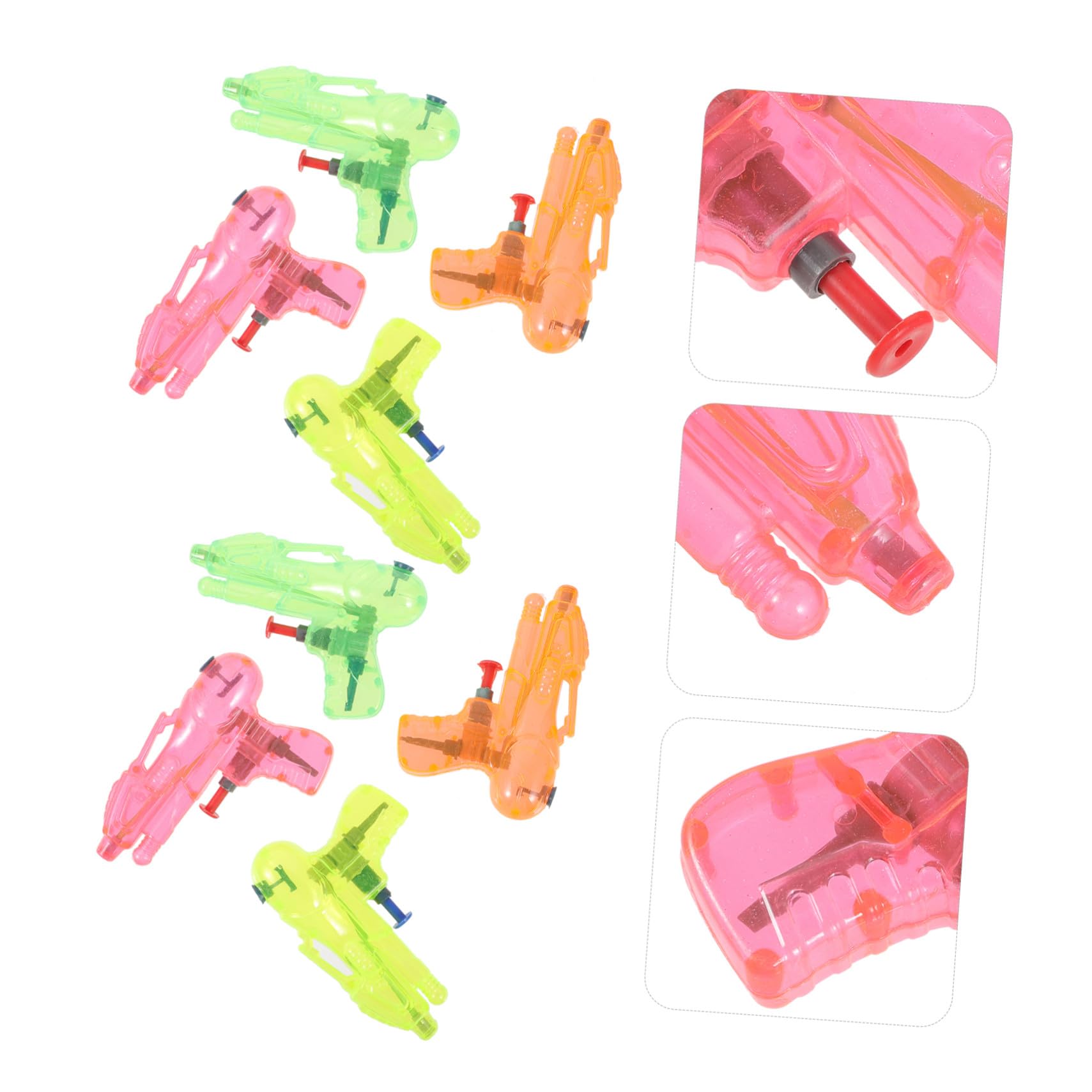 Mini Pistole ad Acqua in Plastica 20 Pezzi per Bambini | Vacanze Estive, Giochi Spruzzi per Piscina e Parco, Piccolo Sparatutto ad Uso Ludico Colore Casuale
