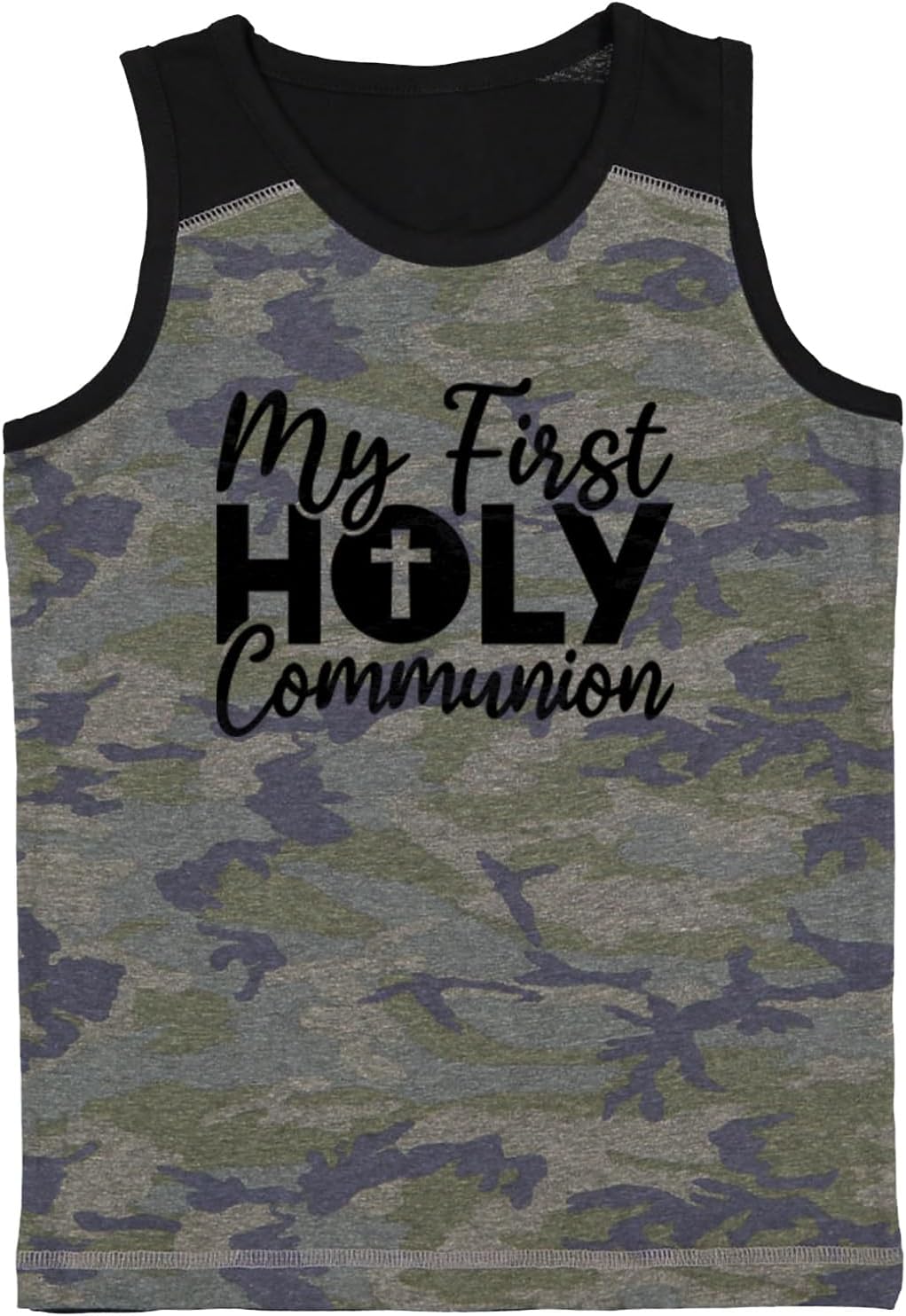 Tcombo My First Holy Communion - Youth Contrast Back Tank Top