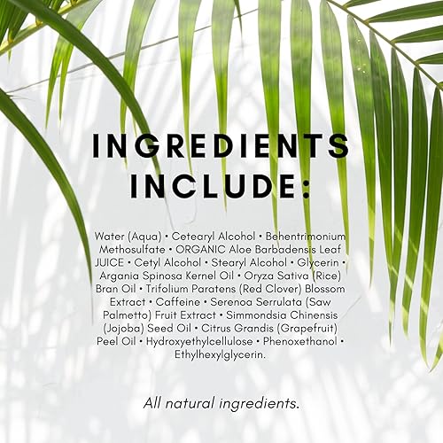 Miniatura 4 de Acondicionador de aceite de argán (8 onzas), tratamiento capilar para folículos secos y dañados, puntas abiertas, sulfato, parabenos, sin fragancia,