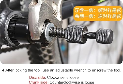 Miniatura 8 de Bicicleta de bicicleta compatible con Shimano soporte inferior herramienta de instalación, para Shimano Octalink ISIS Splined FSA LP VP (con