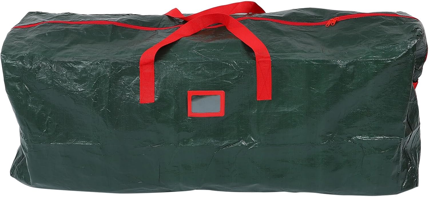 Christmas Tree Storage Bag Zipper Storage Organizer 122x34x51cm Waterproof Green Holiday Décor for Artificial Trees