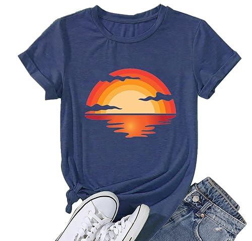 Summer Casual Funny Cute Tank Tops for Women Hiking Mountain