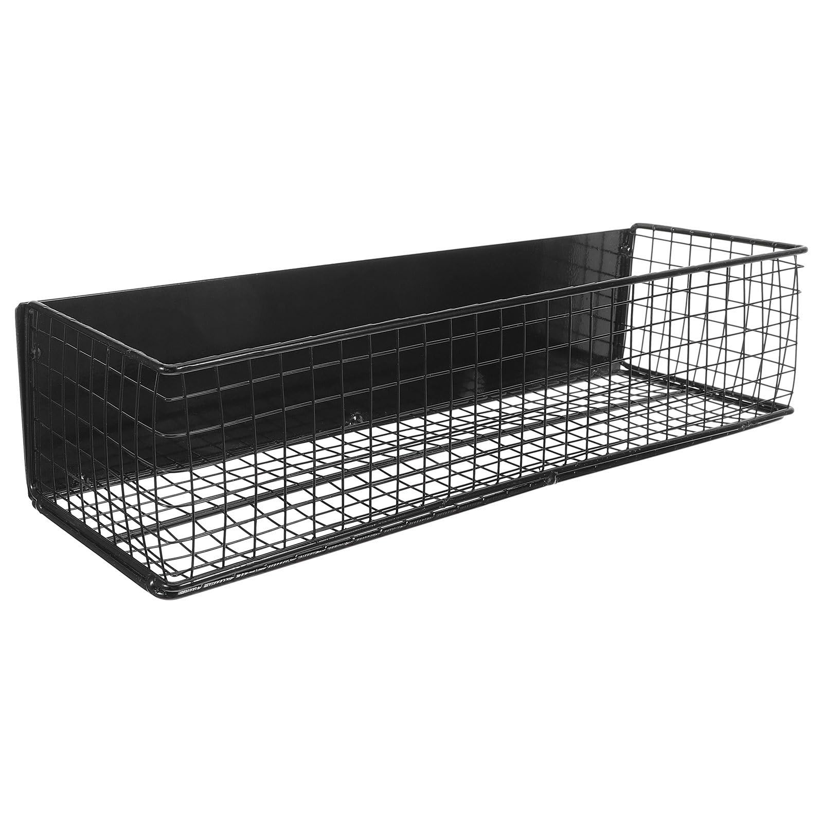 Zerodeko Organizer Magnetico da Frigorifero Portaoggetti Magnetico per Frigorifero Ferro Nero Posizionamento Flessibile per Snack e Lattine Cucina e Dispensa