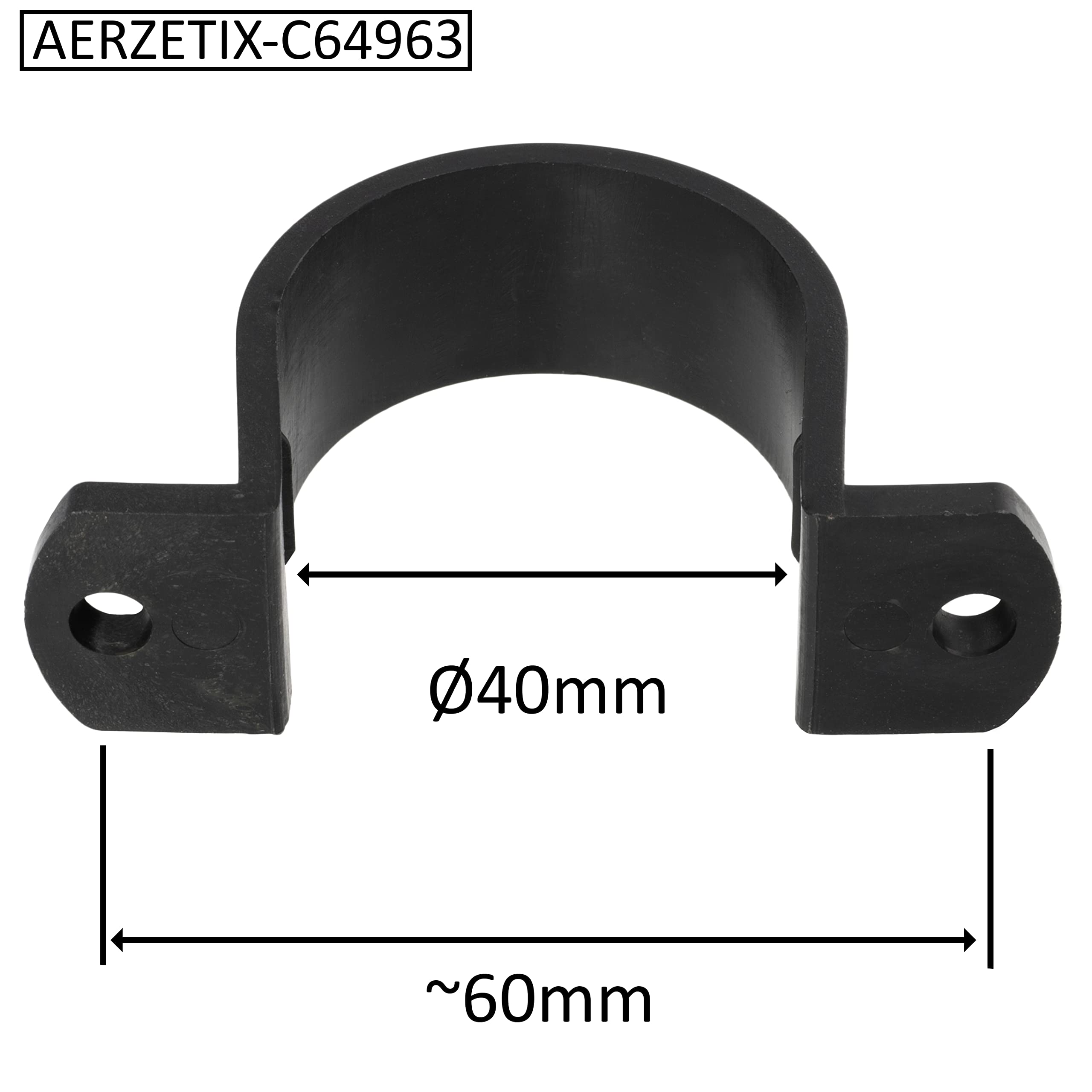 25 Stück U-förmige Kabelbinder Aus Verzinktem Stahl – Für Rohre Bis 13 Mm, 14x14x47 Mm