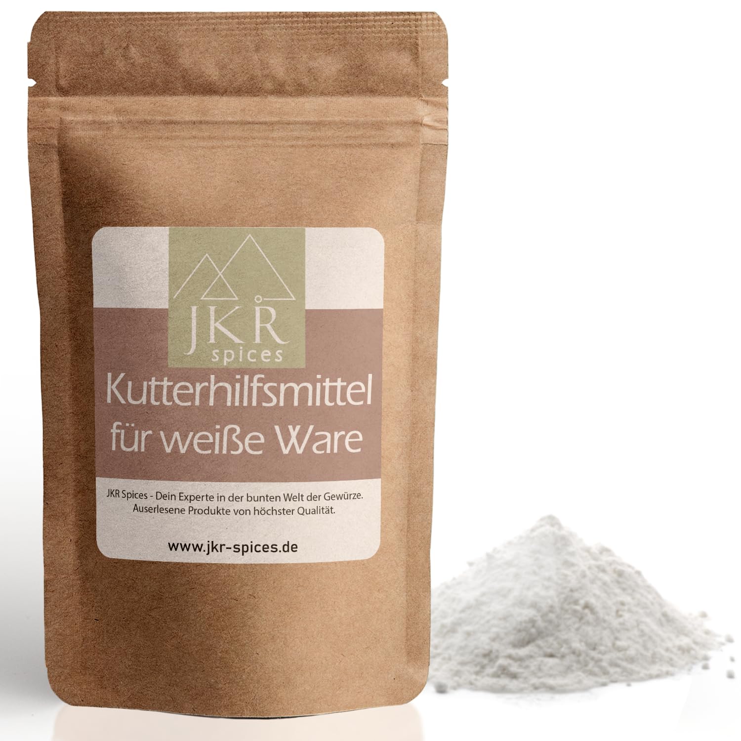 JKR Spices Kutter Aid for White Goods 100 g   For Making Cooked Sausage Products Bratwurst White Sausage Turkish Sausage and Many Other Meat and Custody Products   No Redness