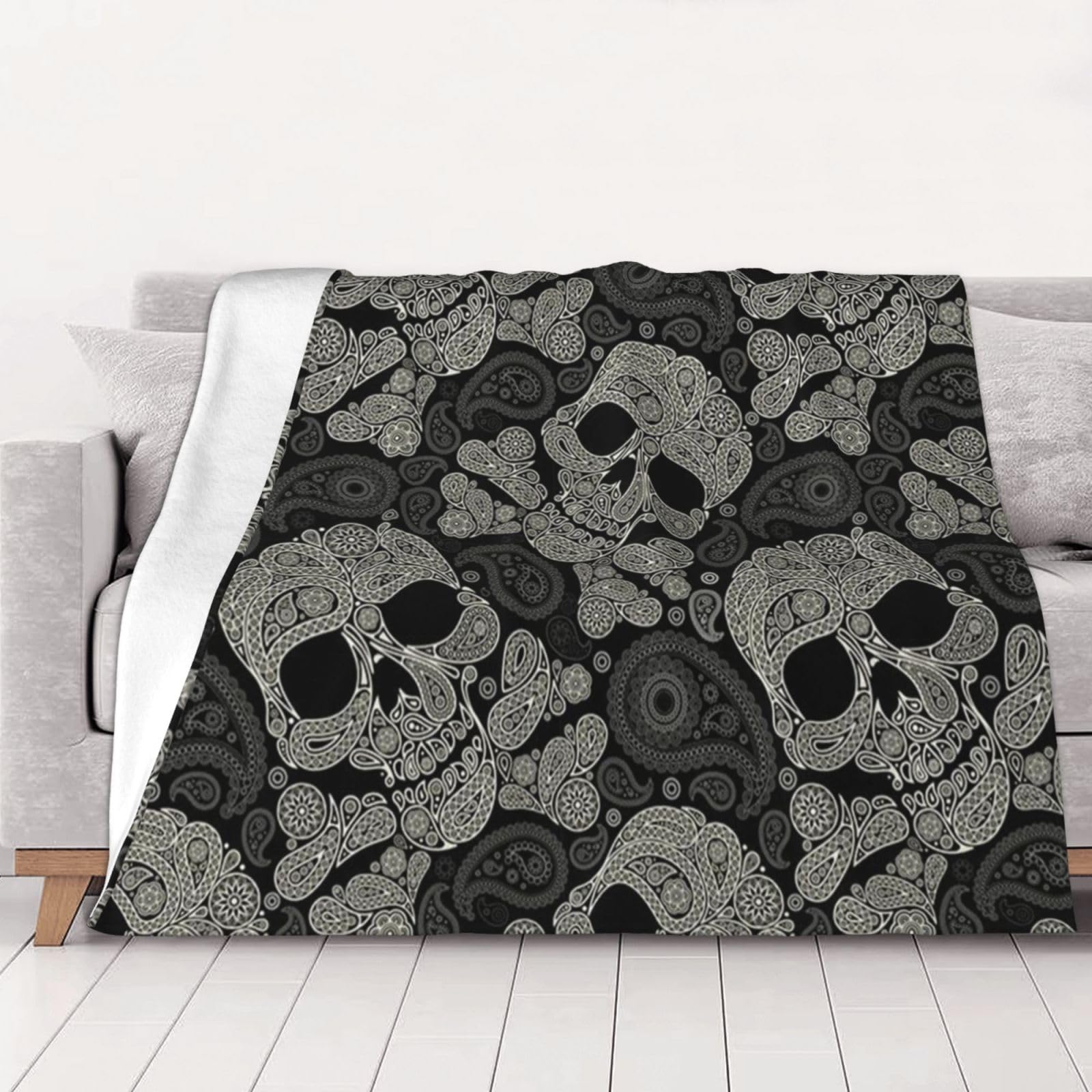 Couverture chaude en flanelle douce et légère de 280g au style unique