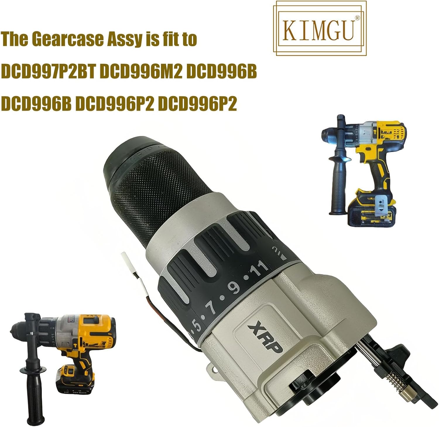 N470330 N470351 N559203 Gearcase Assy Replace for Dewalt Sa for DCD996 DCD997 DCD998 DCD999 DCD995 Drill Gearbox Gear BoxTransmisson Assembly