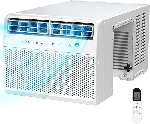Antarctic Star U-Shaped Air Conditioner Window Unit 12000BTU, Ultra Quiet