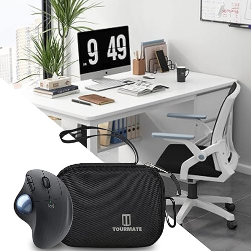 Miniatura 8 de Tourmate Estuche rígido de viaje para mouse inalámbrico Logitech Ergo M575 (solo funda)