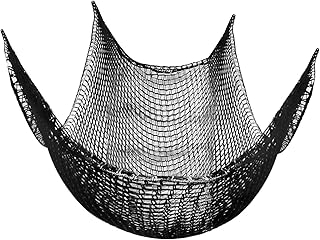 Jalunth Kids Playground Play Safety Net - Climbing Cargo Net Treehouse Accessories Outdoor Equipment Set Double Layers Heavy Duty Backyard Polyester Net Bridge for Tree House Tree Fort Back Yard