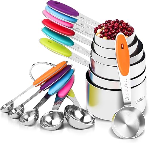 U-Taste - Juego de tazas y cucharas medidoras